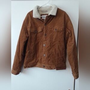 Goodfellow & Co Tan Jacket with Sherpa Collar
